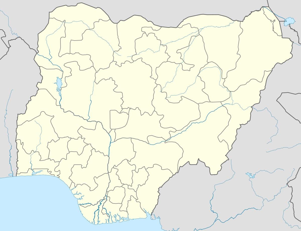 Mapa dezertifikácii v nigérii