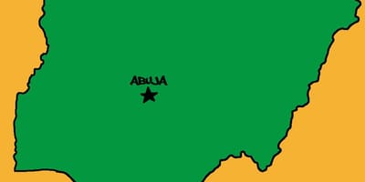 Mapa kapitálu nigéria 