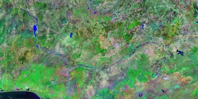 Mapa nigéria horách