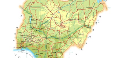 Mapa nigéria fasáda