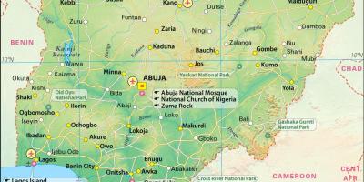 Obrázky z nigérijskej mapu